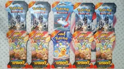 Pokemon TCG - Surging Sparks (SV08) - Sleeved Booster Pack Blister - Lot of 10 - Image 1