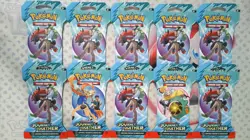 Pokemon TCG - Journey Together (SV09) - Sleeved Booster Pack Blister - Lot of 10 - Image 1