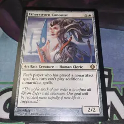 MTG Rare Ethersworn Canonist x 1 NM - Shards of Alara - Free Shipping - Image 1