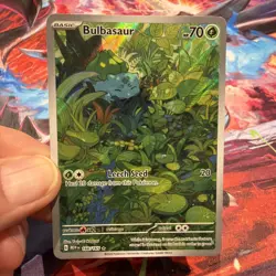 The Pokemon Company Bulbasaur 166/165 SV 151 Illustration Rare Full Art Holo - Image 1