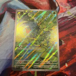 The Pokemon Company Bulbasaur 166/165 SV 151 Illustration Rare Full Art Holo - Image 3