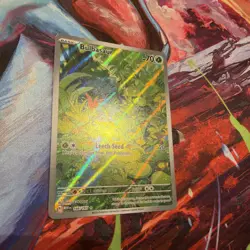 The Pokemon Company Bulbasaur 166/165 SV 151 Illustration Rare Full Art Holo - Image 4