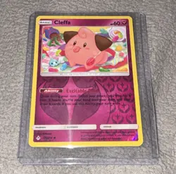 Pokemon TCG Cleffa 131/214 Lost Thunder 2018 Reverse Holo English 60 HP - Image 1