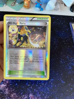 All-Night Party 96/122 Reverse Holo BREAKpoint Trainer Stadium Pokemon - Image 5