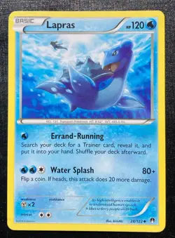 Lapras 28/122 Pokemon Breakpoint Uncommon TCG LP - Image 1