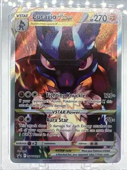 LUCARIO VSTAR SWSH291 CROWN ZENITH SWORD & SHIELD POKEMON CGC 10 GEM MINT - Image 2