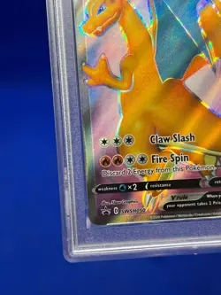2020 Pokemon Champion’s Path Charizard V SWSH050 #050 Black Star Promo PSA 10 - Image 4