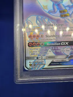 Pokemon Hidden Fates Shiny Vault Reshiram GX SV51/SV94 Shiny Holo Rare PSA 9 - Image 5