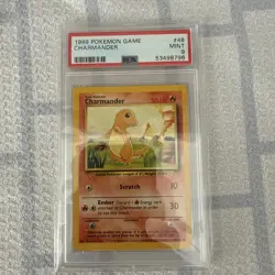 1999 pokemon charmander psa 9 mint 46/102 - Image 1
