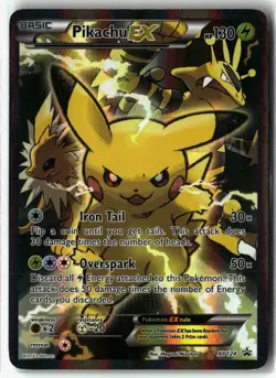 Pikachu EX ⭐ XY124 Holo Promo XY Promo Pokemon HP - Image 1