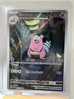 Pokemon Slowbro 090/084 Pitch Black Rare full art Holo English - Image 1