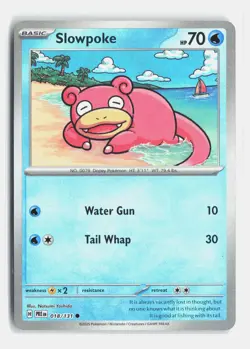 Slowpoke (Master Ball Pattern) 018/131 Common Prismatic Evolutions Near Mint - Image 1