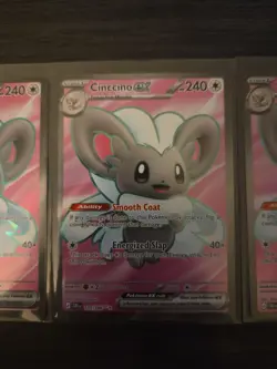Pokemon TCG Cinccino EX 105/086 CRI Ultra Rare Holo Chaos Rising NM - Image 3