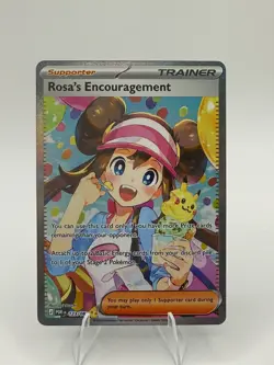 Rosa's Encouragement 123/088 Perfect Order Full Art Holo Trainer Supporter - Image 1