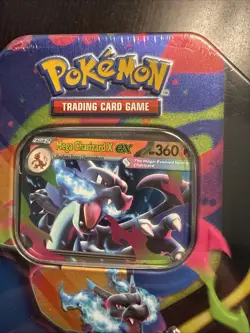 Pokemon Mega Evolution Black Star Promo 2x Tins Mega Charizard X ex Y ex 8 Packs - Image 2