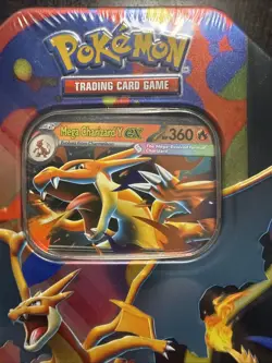 Pokemon Mega Evolution Black Star Promo 2x Tins Mega Charizard X ex Y ex 8 Packs - Image 3