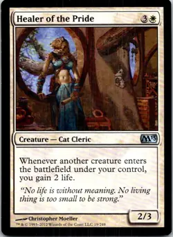 Healer Of The Pride Magic The Gathering 2013 Light Play - Image 1