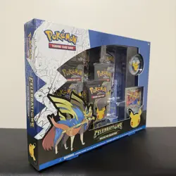 Pokemon TCG Celebrations 25th Deluxe Pikachu Pin Box Zacian 2021 NEW SEALED - Image 2