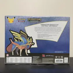 Pokemon TCG Celebrations 25th Deluxe Pikachu Pin Box Zacian 2021 NEW SEALED - Image 4
