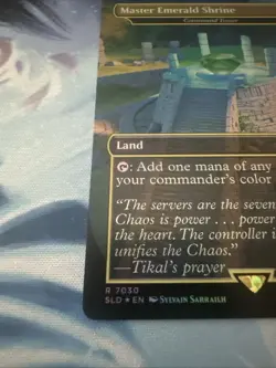 Master Emerald Shrine - Command Tower (7030) (Rainbow Foil) Secret Lair Drop - Image 2