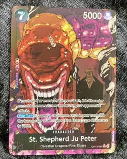 ONE PIECE St. Shepherd Ju Peter OP13-084 Special Foil COHW Alternate Art NM/M - Image 1