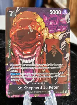 ONE PIECE St. Shepherd Ju Peter OP13-084 Special Foil COHW Alternate Art NM/M - Image 3