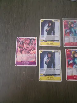 11X Nico Robin OP09-107 R One Piece TCG Foil +others foil and base lot - Image 2