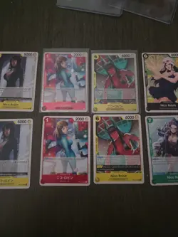 11X Nico Robin OP09-107 R One Piece TCG Foil +others foil and base lot - Image 3