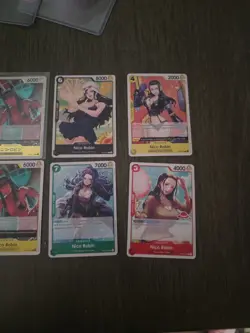 11X Nico Robin OP09-107 R One Piece TCG Foil +others foil and base lot - Image 4