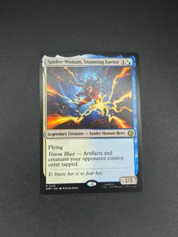 Spider-Woman, Stunning Savior 152 Prerelease Cards Magic: The Gathering Foil NM - Image 1