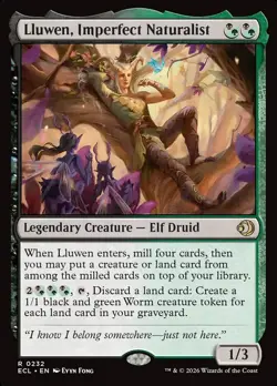 MTG Lluwen, Imperfect Naturalist ** Lorwyn Eclipsed ** English - Image 1