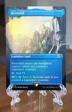 MTG Rivendell *BORDERLESS FOIL* The Lord of the Rings 0344 NM - Image 1