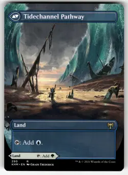 Barkchannel Pathway (Borderless) 290 Rare Kaldheim Magic: The Gathering NM - Image 2