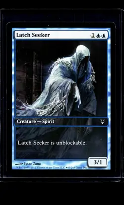 MTG Magic The Gathering Store Championship Full Art Promo #63 Latch Seeker LP - Image 1