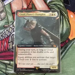 Cloud, Planet’s Champion | Extended Art| MTG | FIN 0482 | Mythic | NM - Image 1