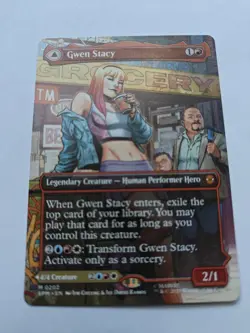 Gwen Stacy (0202) Borderless Regular Magic the Gathering/MTG NM - Image 1
