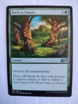 Back to Nature (169/269) – Magic 2015 M15 – MTG Magic the Gathering – NM - Image 1