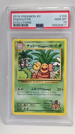 2016 Pokemon TCG XY Evolutions EXEGGUTOR 109/108 PSA 10 GEM Mint Secret Rare - Image 1