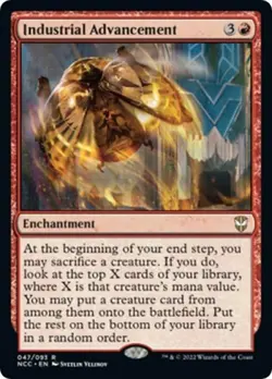 MTG English Industrial Advancement NM Normal Commander: Streets of New Capenna - Image 1