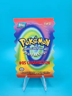 1999 Topps Pokemon The Movie #05 CHARMELEON Die-Cut 5/12 - Image 2