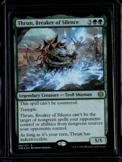 Thrun, Breaker Of Silence - 186 - Foil - ONE - NM - MTG Magic the Gathering - Image 1