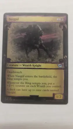 MTG Nazgul Showcase Scrolls Foil 729 LOTR The Lord of the Rings - Image 1