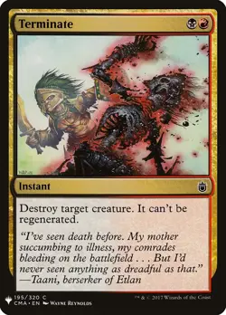 MTG Terminate ** The List ** English (NM) - Image 1