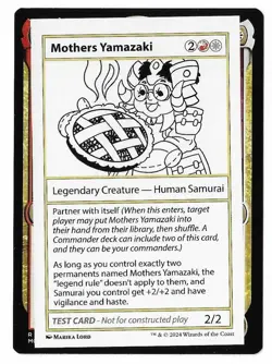 MTG Mothers Yamazaki Mystery Booster 2 (MB2) Rare Playtest Card #598 Unplayed - Image 1