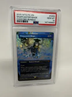 2025 Magic The Gathering Snapcaster Mage Chocobo Tracks PSA 10 - Image 2