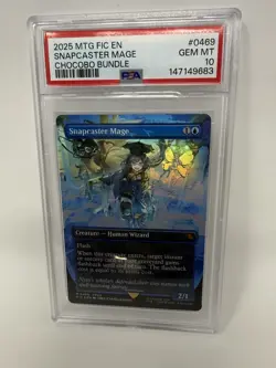 2025 Magic The Gathering Snapcaster Mage Chocobo Tracks PSA 10 - Image 3