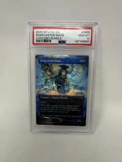2025 Magic The Gathering Snapcaster Mage Chocobo Tracks PSA 10 - Image 4