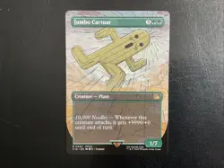 Jumbo Cactuar Borderless - FIN 0343 NM - MTG Final Fantasy - Image 1