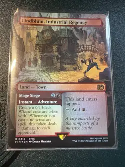Lindblum, Industrial Regency (Borderless) Final Fantasy Foil Magic the Gathering - Image 1