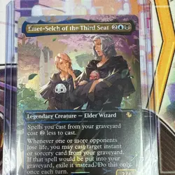 Emet-Selch of the Third Seat (Borderless) (Chocobo Track Foil) Magic MTG - Image 5